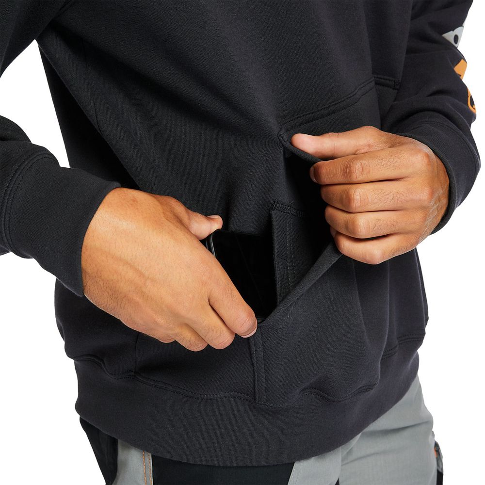 Moletom Masculino - Timberland Pro® Hood Honcho Sport Hoodie - GSTUC5648 - Pretas